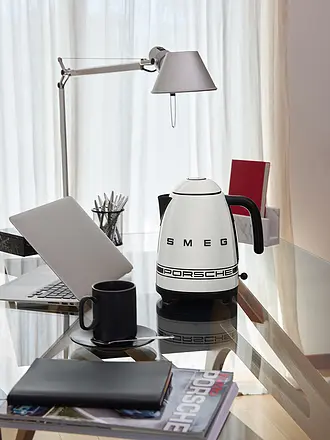 SMEG | Hervidor de agua 1,7 l PORSCHE X Shade Green | weiss